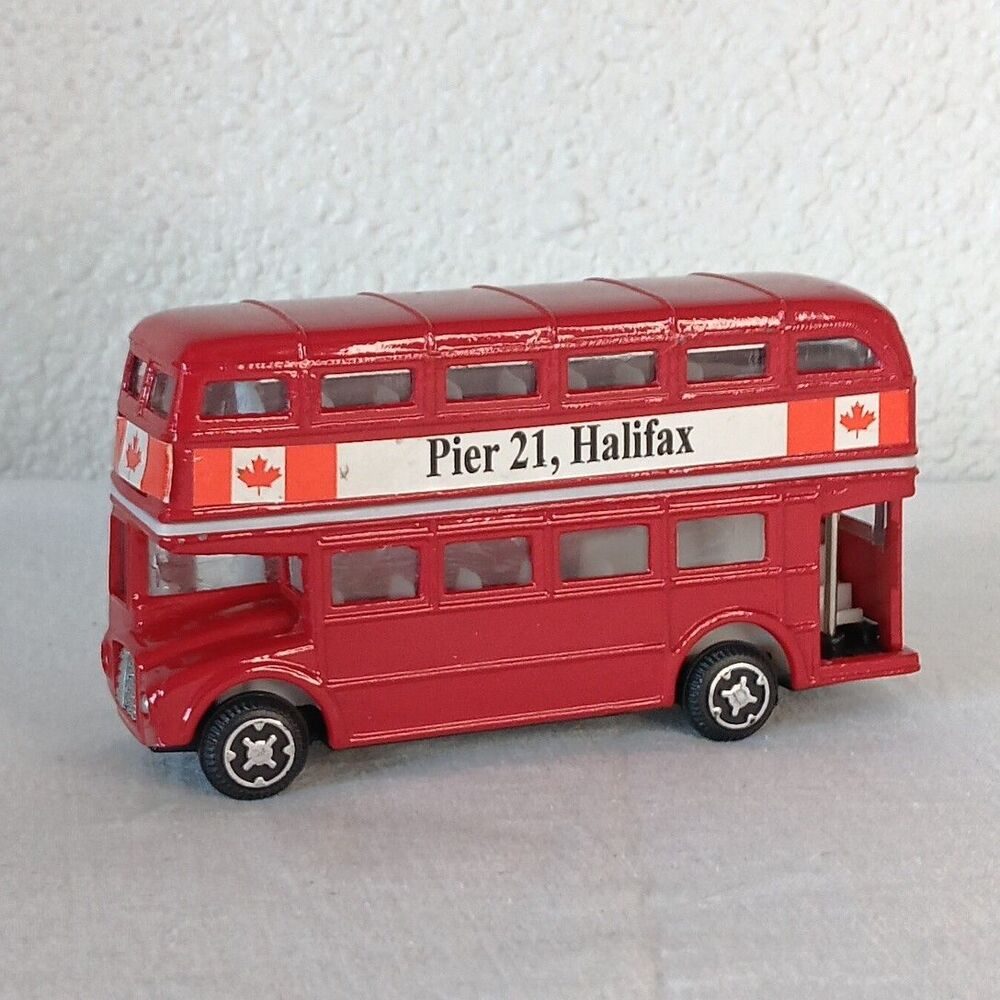Halifax Canada Double Decker Diecast Red Pier One Imports Souvenir Toy